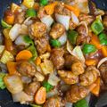 ココハナミコ☆'s cooksnap of when they made 豚肩ロース薄切りで作る野菜たっぷり酢豚.