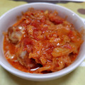 107yoko's cooksnap of when they made とろとろキャベツとミートボールのトマト煮.