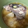 ナミダ猫's cooksnap of when they made タイ(マダイ)のあら汁.