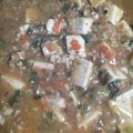 yikar1's cooksnap of when they made 鶏ひき肉で麻婆豆腐.