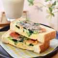 runa10's cooksnap of when they made 簡単 すぐできる パン キッシュ.