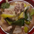 ヨシヨッシー's cooksnap of when they made ねぎと塩とごまの豚こまうどん.