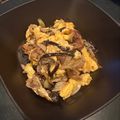 ٩(^‿^)۶'s cooksnap of when they made 豚肉ときくらげの卵炒め.