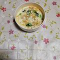 くネコまろす's cooksnap of when they made 鹹豆漿　シェントウジャン　台湾豆乳スープ.