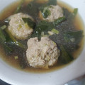 hozunyam's cooksnap of when they made 簡単♪ほうれん草と肉団子の春雨スープ.