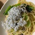 みーちーこー's cooksnap of when they made 小松菜とアンチョビのパスタ.