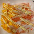 さおりらっくま's cooksnap of when they made 子供に大うけ♡カニカマで簡単チラシ寿司風.
