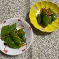 yesmama's cooksnap of when they made ☆スナップエンドウのハニマス☆.