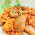 イエローバード's cooksnap of when they made 15分で♪ふわふわ卵とたらのチリソース.