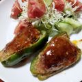 ムーミン☆ママ's cooksnap of when they made 簡単♪ピリ辛♪ピーマンの肉詰め大人味タレ.