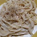 ♡あいさち♡'s cooksnap of when they made 虚無クリームパスタ.