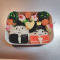 花音's cooksnap of when they made 簡単♡可愛い♡ひな祭り弁当♡キャラ弁☆.