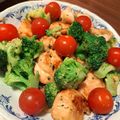 ★ゆりこじ★'s cooksnap of when they made ブロッコリーと鶏むね肉のバター醤油炒め.