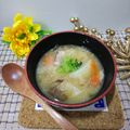 mamaRD's cooksnap of when they made 【酒粕豚汁】酒粕汁に豚肉を入れても美味！.