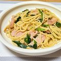 なおミール's cooksnap of when they made ☆ほうれん草とベーコンの和風パスタ☆.