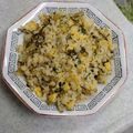 うぐいす♪'s cooksnap of when they made おうちランチ「簡単！高菜チャーハン」.