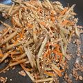 ☆ドキンちゃん☆”'s cooksnap of when they made ひき肉入りきんぴらごぼう.