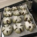 Amerixx's cooksnap of when they made ふわっふわ♡粒あんよもぎパン（HB生地）.