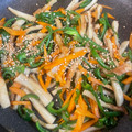 __おもち's cooksnap of when they made ピーマンとちくわと人参のきんぴら.