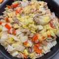 ママメイン！時々子供's cooksnap of when they made 白菜たっぷり消費●豚肉とにんじんで三宝菜.
