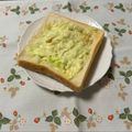 yesmama's cooksnap of when they made キャベツ♡トースト♪.