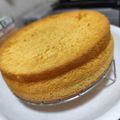 りんごジュース's cooksnap of when they made ふわっジュワッ♡丸型でもシフォンケーキ.
