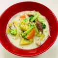 あっこ姉's cooksnap of when they made 簡単朝食＊甘酒でミルキー♡かぼちゃスープ.