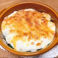 vabochan's cooksnap of when they made 小松菜と茹でたまごのグラタン.