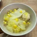 みのりっくす's cooksnap of when they made 3分煮るだけ☆鶏挽肉と白菜の春雨スープ.