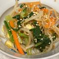 yummy?'s cooksnap of when they made ☆簡単☆小松菜と豆もやしの彩り3色ナムル.