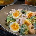 パピパピくん's cooksnap of when they made ☆海老とブロッコリーと卵のサラダ☆.