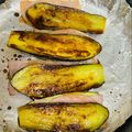 アップイエ's cooksnap of when they made 夏メニュー♪なすのハムはさみ焼き♪.