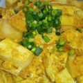 賄いのおばちゃん's cooksnap of when they made キムチと豆腐の卵炒め.