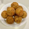くまはなまる's cooksnap of when they made 外サク、中とろ〜り！里芋の焼きコロッケ。.