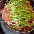 akely's cooksnap of when they made 【簡単】豚肉と豆苗ともやし蒸し.