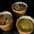 かんふぃー's cooksnap of when they made 米粉の抹茶とチョコのマフィン.