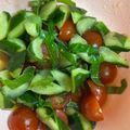 ココハナミコ☆'s cooksnap of when they made トマトきゅうり・青ジソの夏マリネ♪.