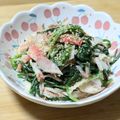 ゆけり３兄弟's cooksnap of when they made あと一品に♡ニラとかにかまのマヨポン和え.