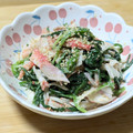 ゆけり３兄弟's cooksnap of when they made あと一品に♡ニラとかにかまのマヨポン和え.
