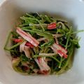 すずなまり's cooksnap of when they made レンジで1分♪豆苗とちくわのマヨポンあえ.