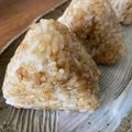 KAHLUUUA's cooksnap of when they made 【簡単】おいしい焼きおにぎり☆.