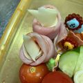 クック49L4Ho☆'s cooksnap of when they made 簡単お弁当♡ハムチーズの薔薇♬隙間おかず.