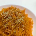 新妻あや's cooksnap of when they made 人参大量消費に＊人参のきんぴら.
