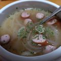 となかいとなこ's cooksnap of when they made 新玉ねぎとウインナーのコンソメスープ.