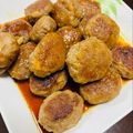 わのなの's cooksnap of when they made 豚ひき肉DEもっちもちレンコンつくね★.