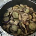Mio310S's cooksnap of when they made ☺鶏皮とナスのにんにく炒め煮☺.