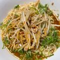 ♬のんのこ日和♬'s cooksnap of when they made レンジで！豚もやし辛みそラーメン.