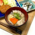 にきけん's cooksnap of when they made 具沢山の豚汁♪.