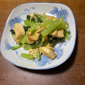 いさくんの愛妻's cooksnap of when they made 小松菜で簡単☆豆腐と卵のふわとろ炒め.