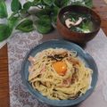 クックHG9V8Y☆'s cooksnap of when they made 塩昆布で♪和風クリームパスタ.